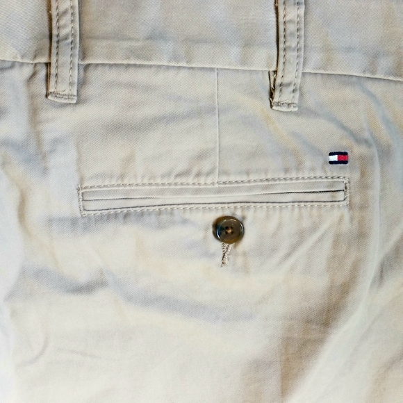 Tommy Hilfiger Chino Pants 100% Cotton Classiccore 38 x 32 Mallet Tan New - Picture 3 of 11